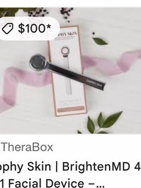 New Trophy Skin BrightenMD Multi-Function Skincare Tool 4-in-1 Facial Device